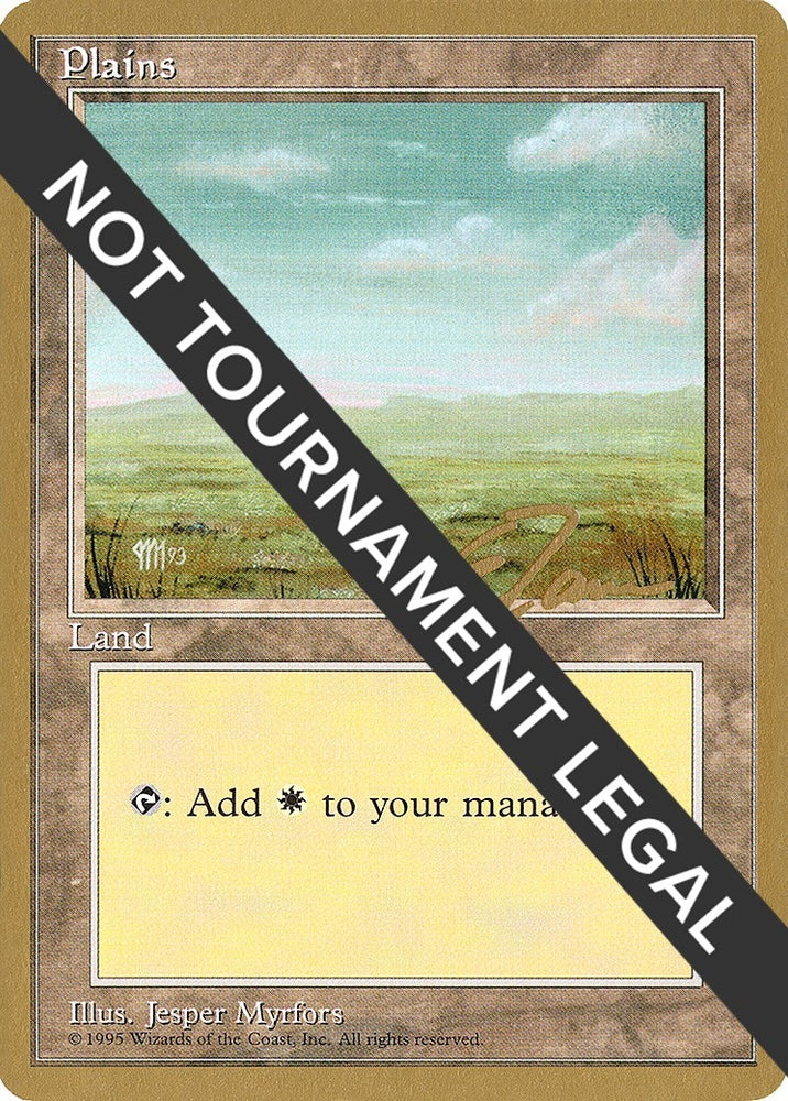 Image for Plains (C) - 1996 Eric Tam (4ED) [World Championship Decks]