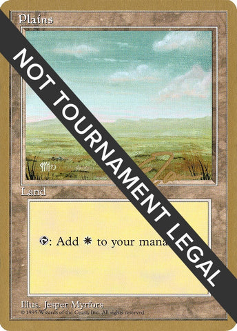 Image for Plains (C) - 1996 Eric Tam (4ED) [World Championship Decks]