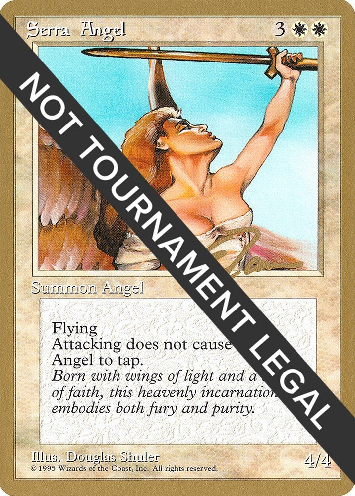 Image for Serra Angel - 1996 Eric Tam (4ED) - Magic: The Gathering