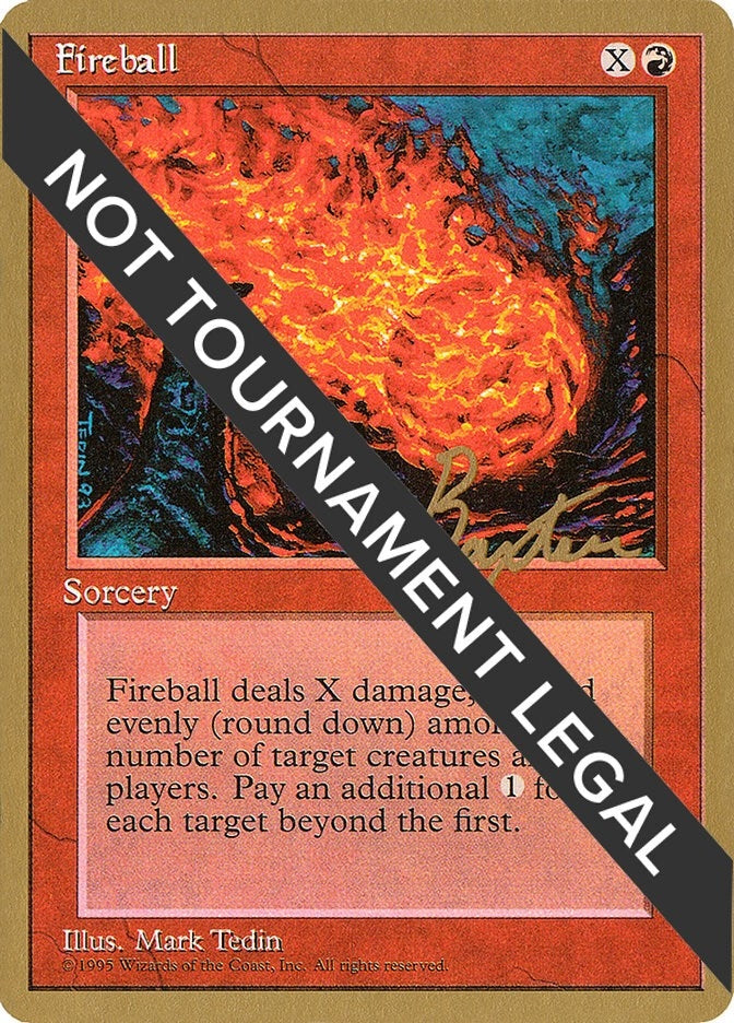 Image for Fireball - 1996 George Baxter (4ED) [World Championship Decks]