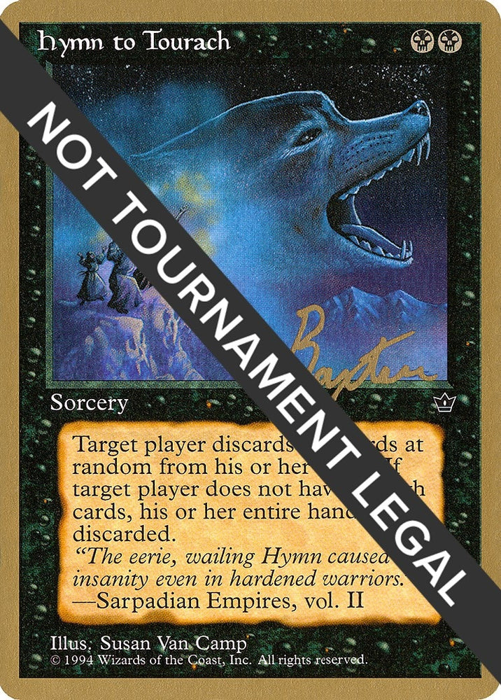 Image for Hymn to Tourach (Wolf) - 1996 George Baxter (FEM) [World Championship Decks]