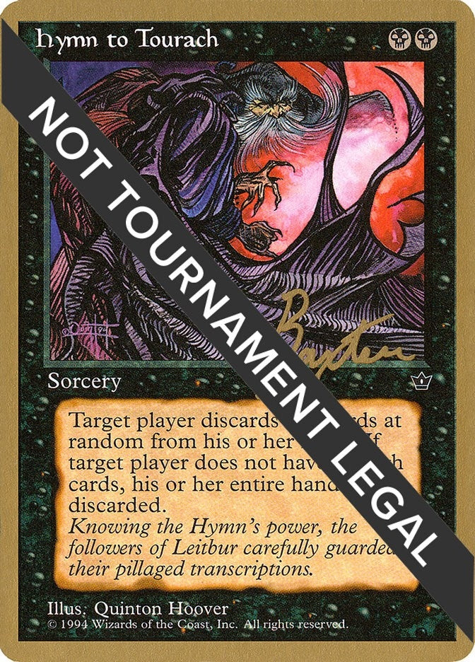 Image for Hymn to Tourach (Cloak) - 1996 George Baxter (FEM) [World Championship Decks]