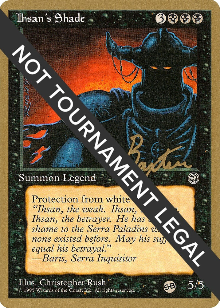 Image for Ihsan's Shade - 1996 George Baxter (HML) (SB) [World Championship Decks]