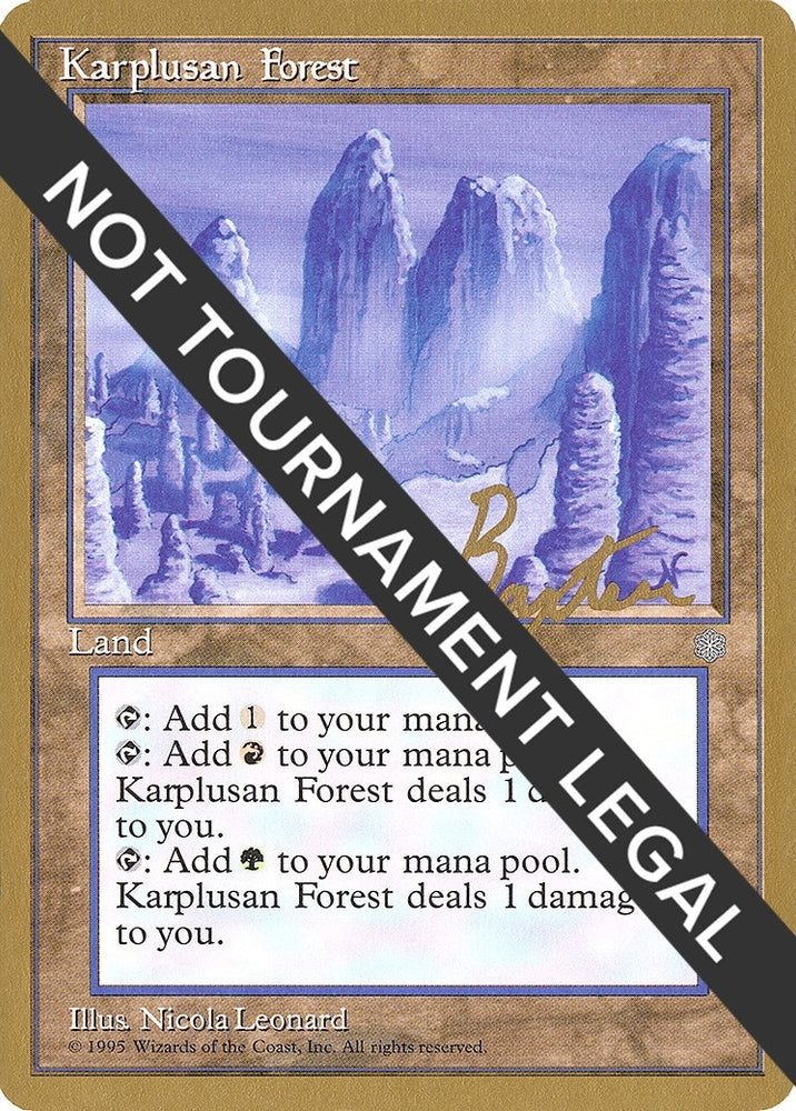 Image for Karplusan Forest - 1996 George Baxter (ICE) [World Championship Decks]