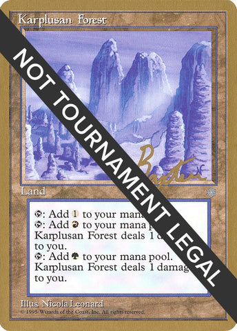 Image for Karplusan Forest - 1996 George Baxter (ICE) [World Championship Decks]