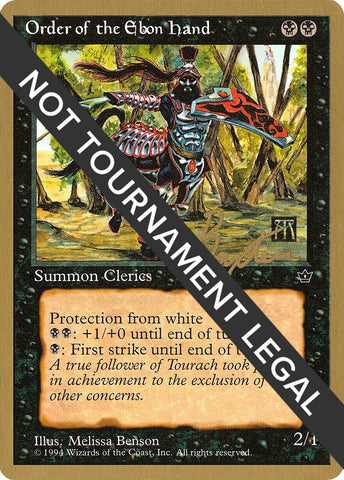 Image for Order of the Ebon Hand (Benson) - 1996 George Baxter (FEM) [World Championship Decks]