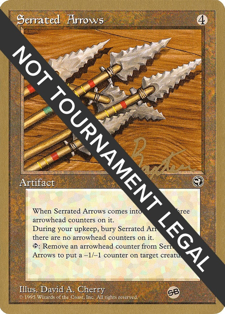 Image for Serrated Arrows - 1996 George Baxter (HML) (SB) - Magic: The Gathering