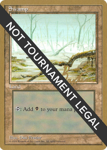 Image for Swamp (A) - 1996 George Baxter (4ED) [World Championship Decks]