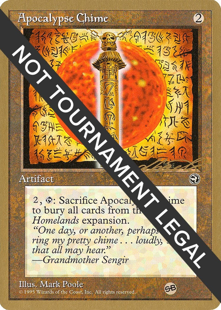 Image for Apocalypse Chime - 1996 Leon Lindback (HML) (SB) [World Championship Decks]