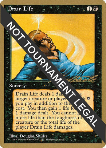 Image for Drain Life - 1996 Leon Lindback (4ED) [World Championship Decks]
