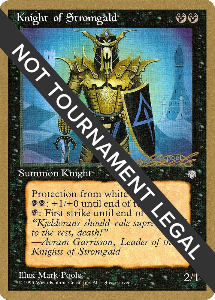 Image for Knight of Stromgald - 1996 Leon Lindback (ICE) [World Championship Decks]