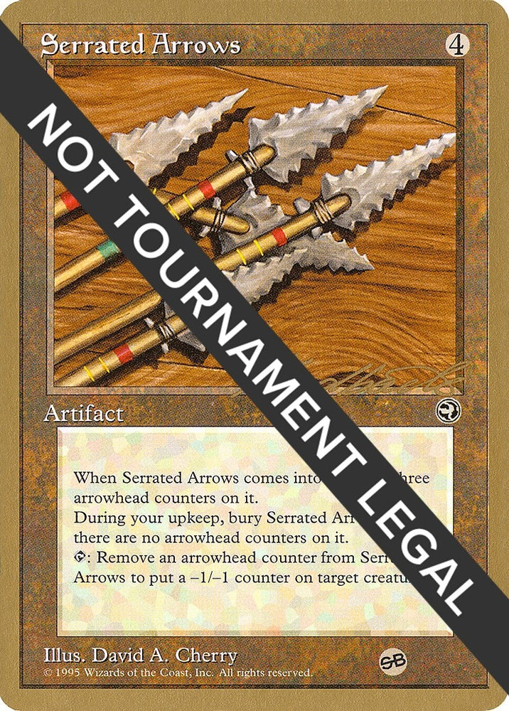 Image for Serrated Arrows - 1996 Leon Lindback (HML) (SB) - Magic: The Gathering