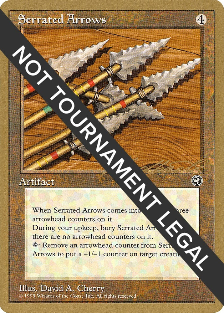 Image for Serrated Arrows - 1996 Leon Lindback (HML) - Magic: The Gathering
