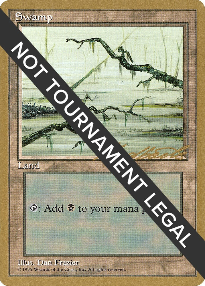 Image for Swamp (C) - 1996 Leon Lindback (4ED) - Magic: The Gathering
