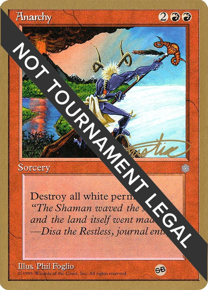 Image for Anarchy - 1996 Mark Justice (ICE) (SB) [World Championship Decks]
