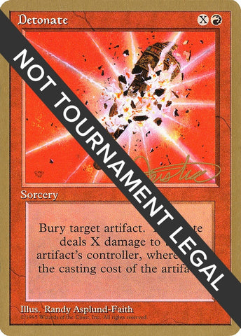Image for Detonate - 1996 Mark Justice (4ED) [World Championship Decks]