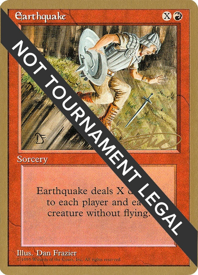 Image for Earthquake - 1996 Mark Justice (4ED) [World Championship Decks]