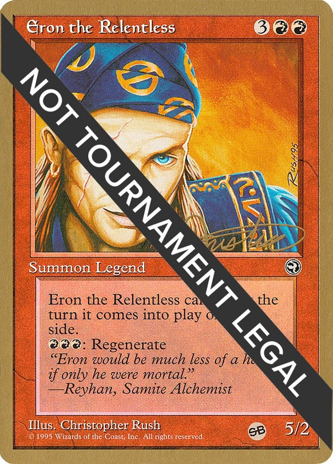 Image for Eron the Relentless - 1996 Mark Justice (HML) (SB) [World Championship Decks]