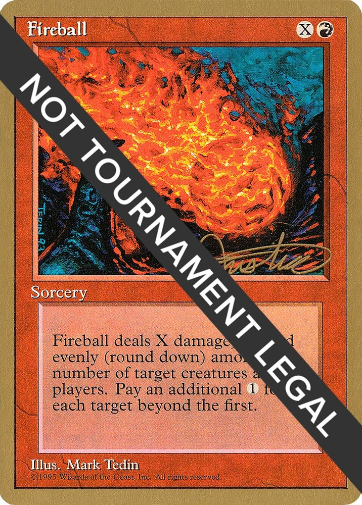 Image for Fireball - 1996 Mark Justice (4ED) [World Championship Decks]