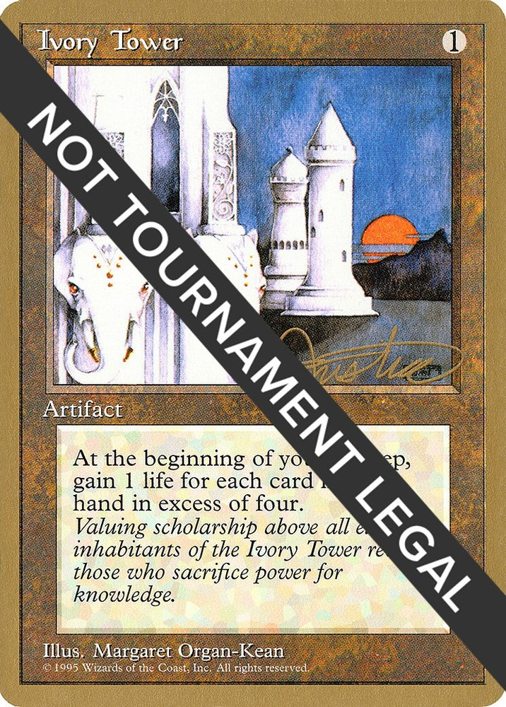 Image for Ivory Tower - 1996 Mark Justice (4ED) [World Championship Decks]