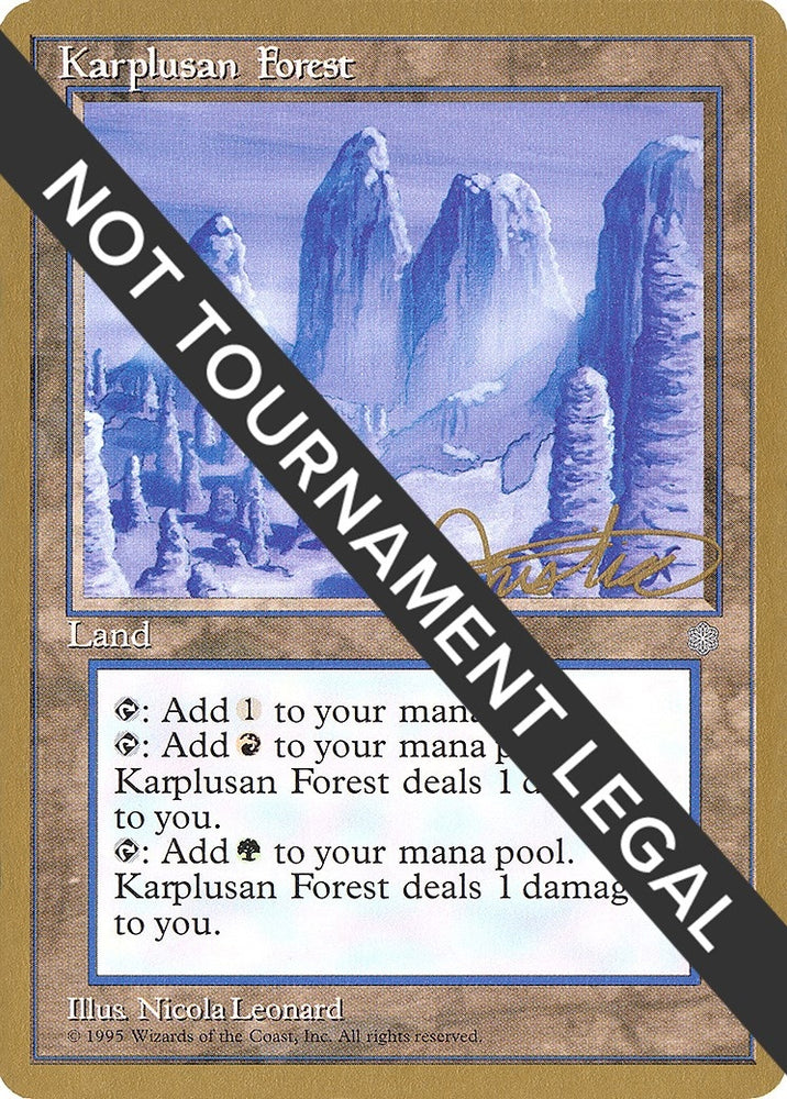 Image for Karplusan Forest - 1996 Mark Justice (ICE) [World Championship Decks]