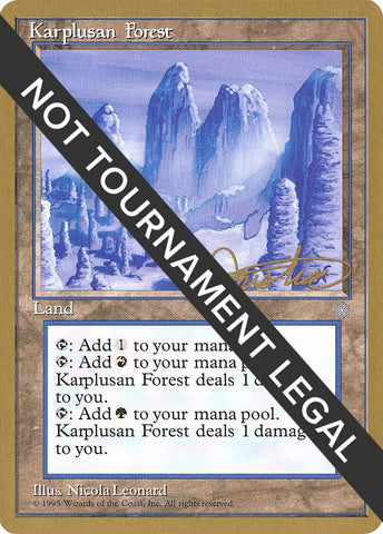 Image for Karplusan Forest - 1996 Mark Justice (ICE) [World Championship Decks]