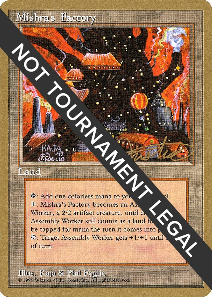 Image for Mishra's Factory - 1996 Mark Justice (4ED) [World Championship Decks]