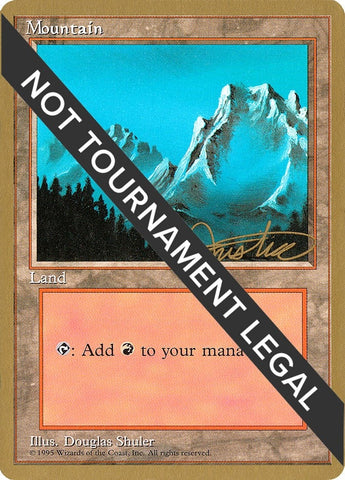 Image for Mountain (B) - 1996 Mark Justice (4ED) [World Championship Decks]