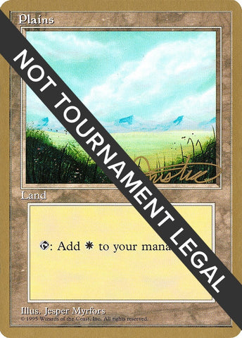 Image for Plains (A) - 1996 Mark Justice (4ED) [World Championship Decks]