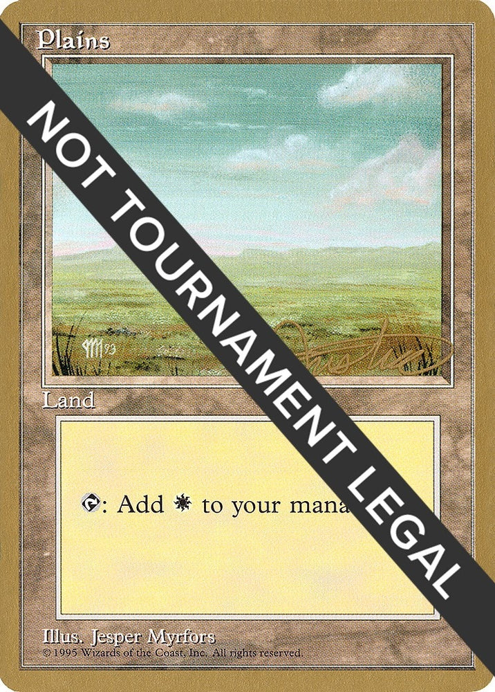 Image for Plains (C) - 1996 Mark Justice (4ED) - Magic: The Gathering