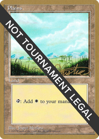 Image for Plains (B) - 1996 Mark Justice (4ED) [World Championship Decks]