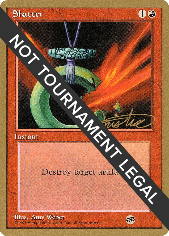 Image for Shatter - 1996 Mark Justice (4ED) (SB) [World Championship Decks]