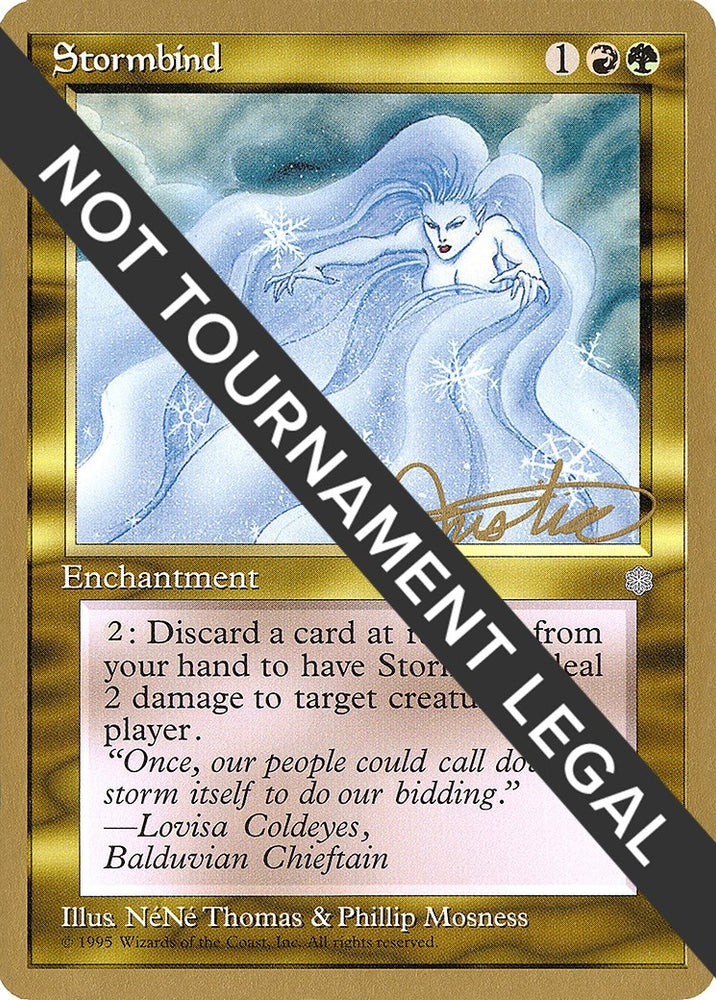 Image for Stormbind - 1996 Mark Justice (ICE) [World Championship Decks]