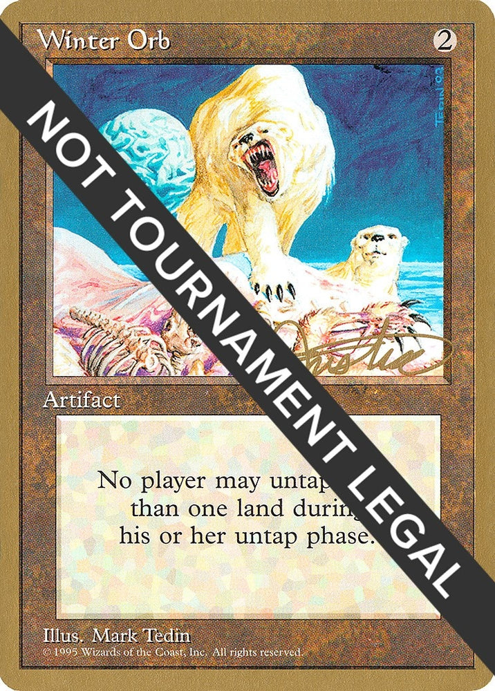 Image for Winter Orb - 1996 Mark Justice (4ED) [World Championship Decks]