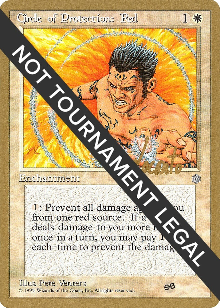 Image for Circle of Protection: Red - 1996 Michael Loconto (ICE) (SB) [World Championship Decks]