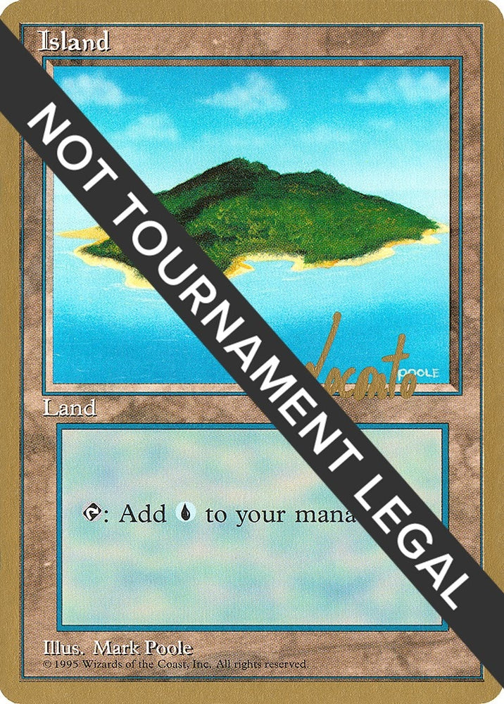 Image for Island (B) - 1996 Michael Loconto (4ED) [World Championship Decks]