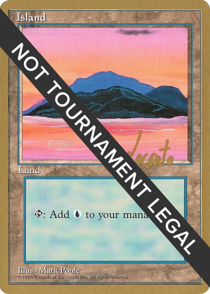 Image for Island (C) - 1996 Michael Loconto (4ED) [World Championship Decks]