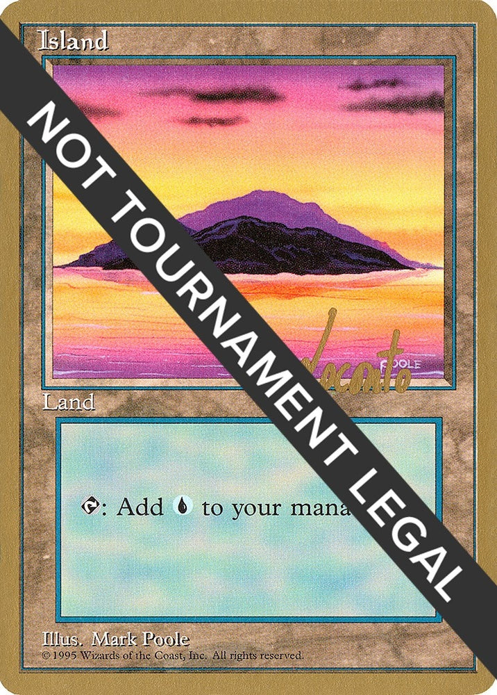 Image for Island (A) - 1996 Michael Loconto (4ED) [World Championship Decks]