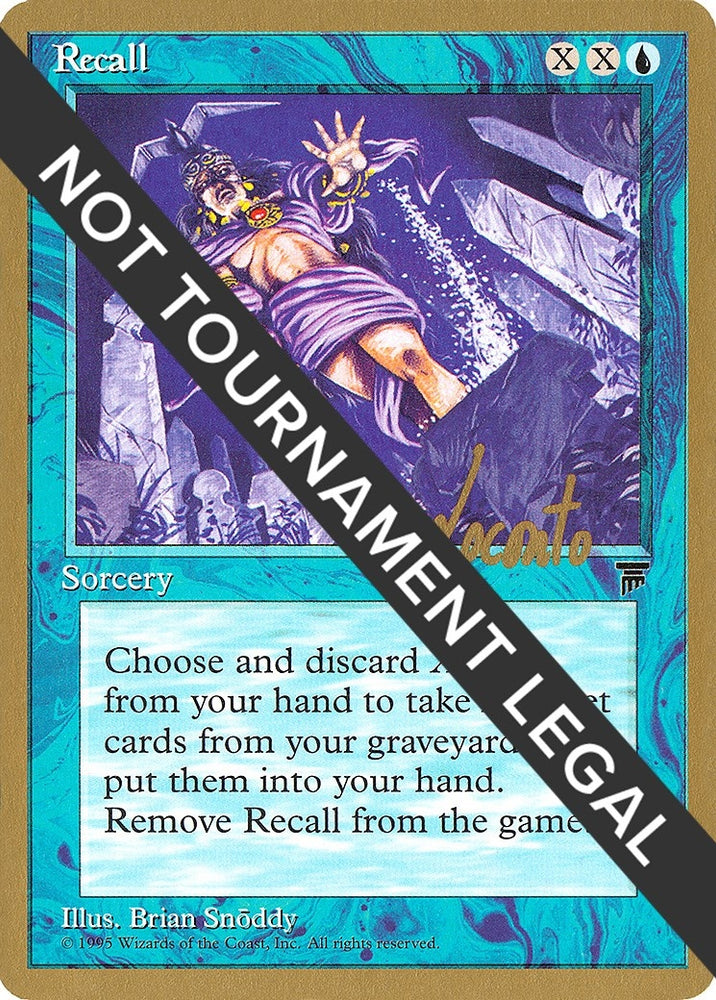Image for Recall - 1996 Michael Loconto (LEG) [World Championship Decks]