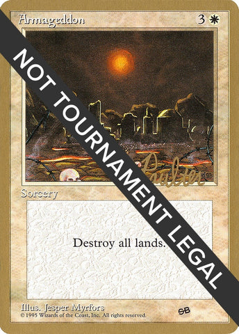 Image for Armageddon - 1996 Preston Poulter (4ED) (SB) [World Championship Decks]