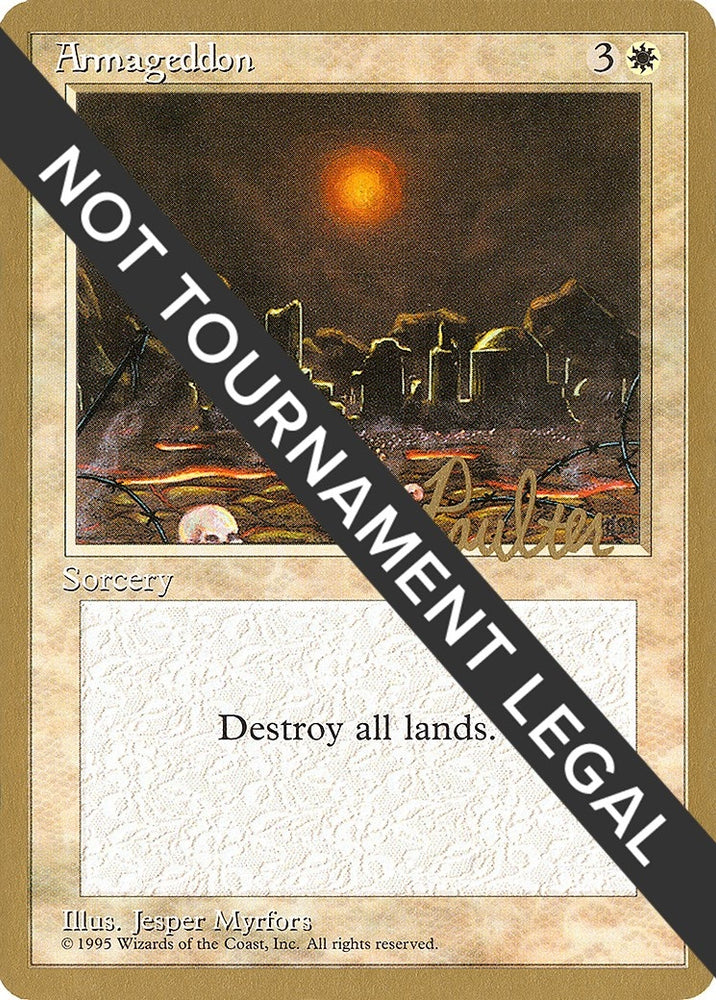Image for Armageddon - 1996 Preston Poulter (4ED) [World Championship Decks]