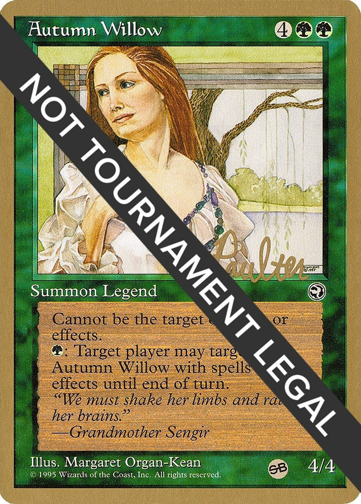 Image for Autumn Willow - 1996 Preston Poulter (HML) (SB) [World Championship Decks]