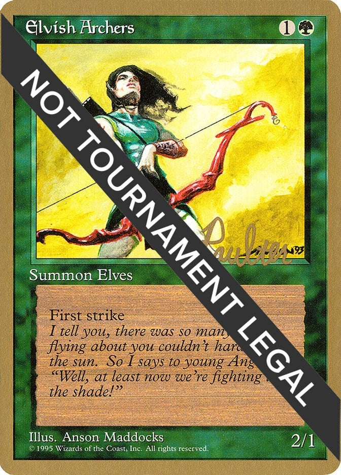 Image for Elvish Archers - 1996 Preston Poulter (4ED) [World Championship Decks]