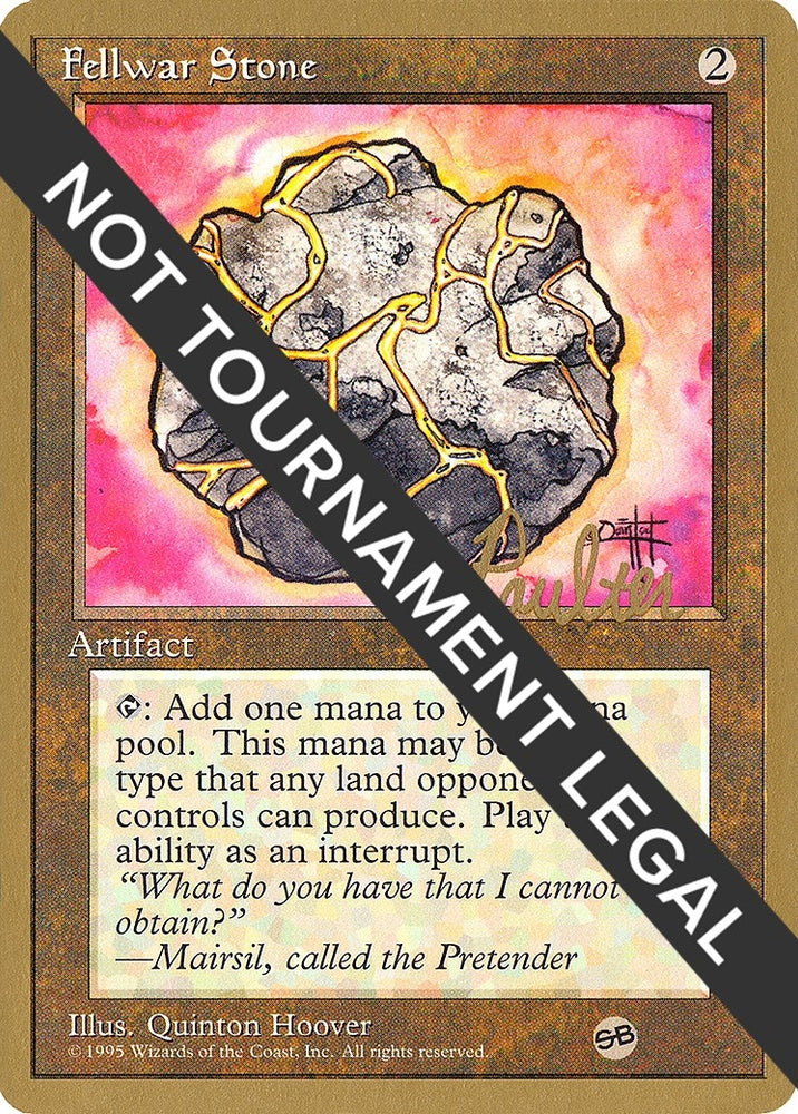 Image for Fellwar Stone - 1996 Preston Poulter (4ED) (SB) [World Championship Decks]