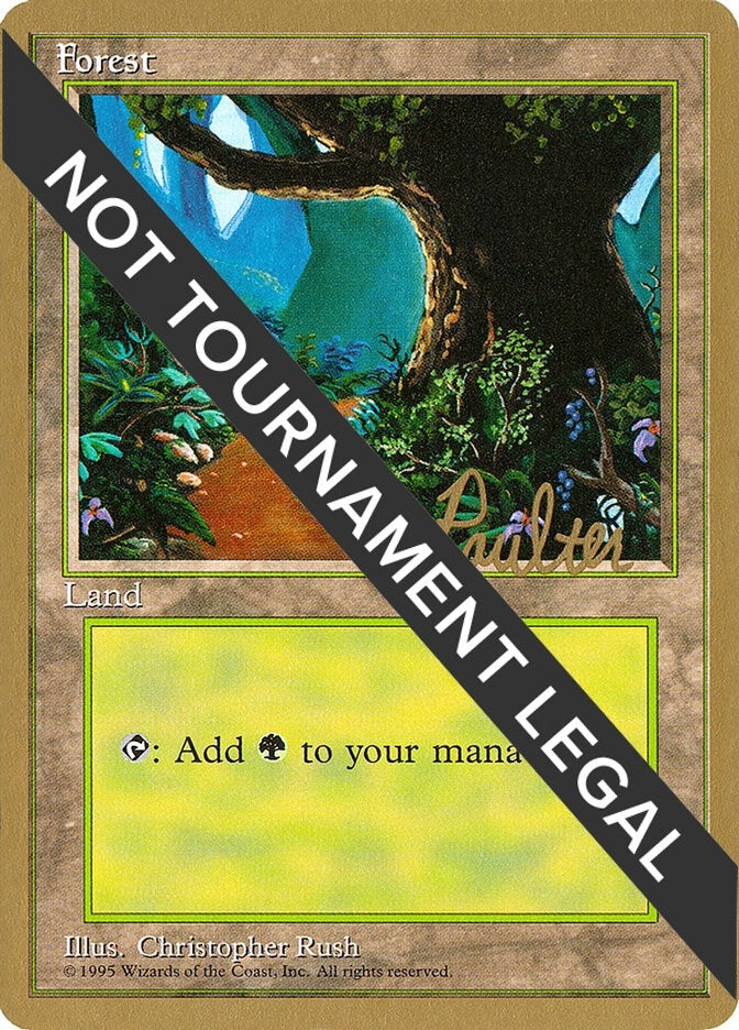 Image for Forest (B) - 1996 Preston Poulter (4ED) [World Championship Decks]