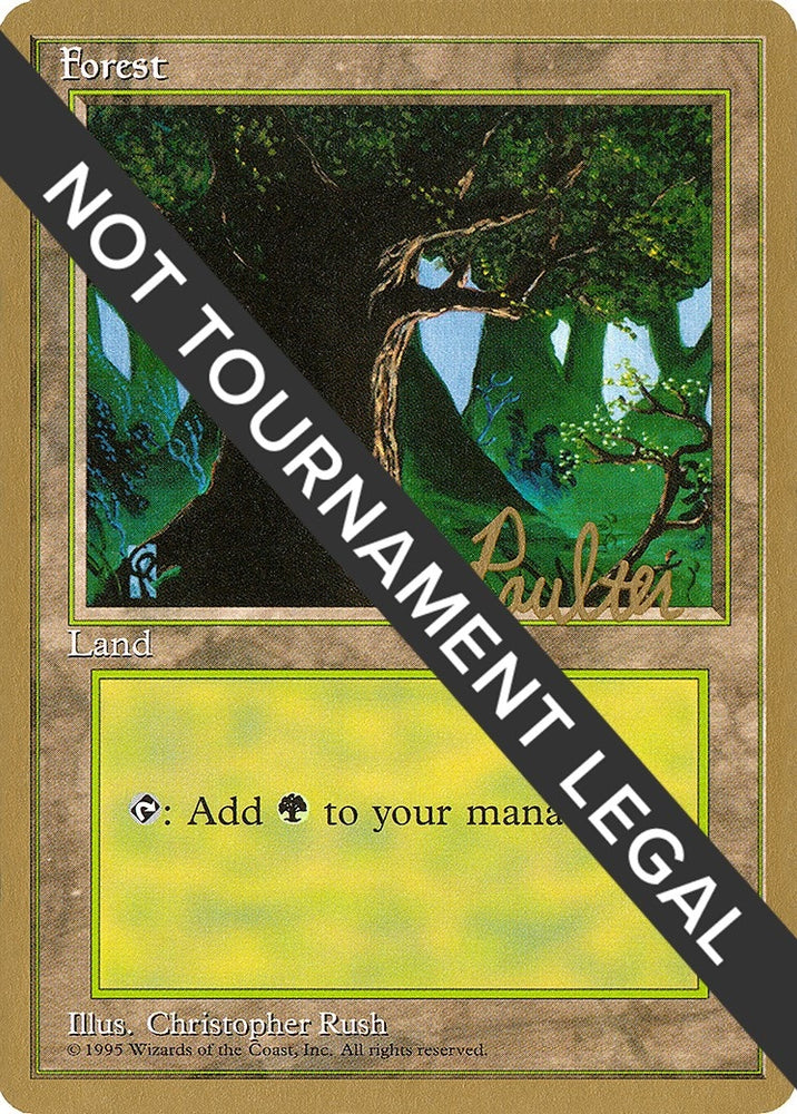 Image for Forest (C) - 1996 Preston Poulter (4ED) [World Championship Decks]