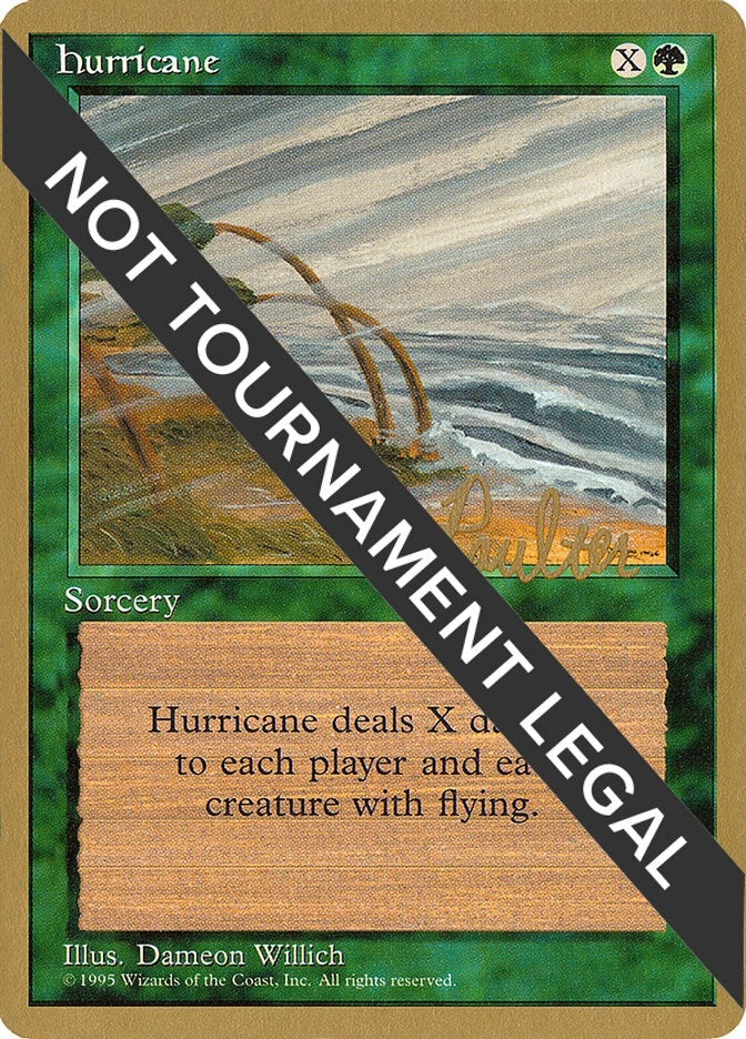 Image for Hurricane - 1996 Preston Poulter (4ED) [World Championship Decks]