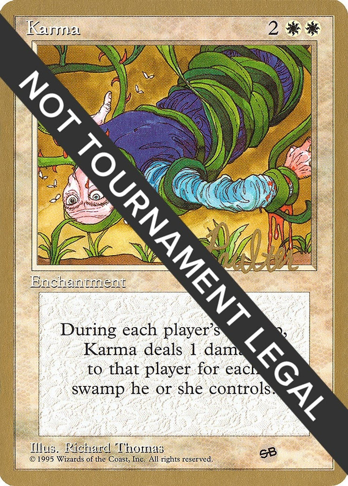 Image for Karma - 1996 Preston Poulter (4ED) (SB) [World Championship Decks]