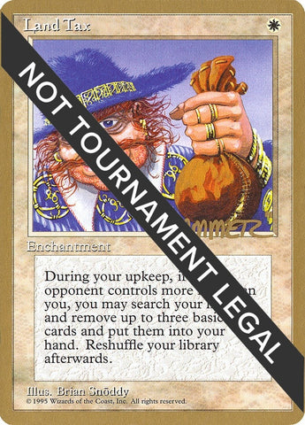 Image for Land Tax - 1996 Preston Poulter (4ED) [World Championship Decks]