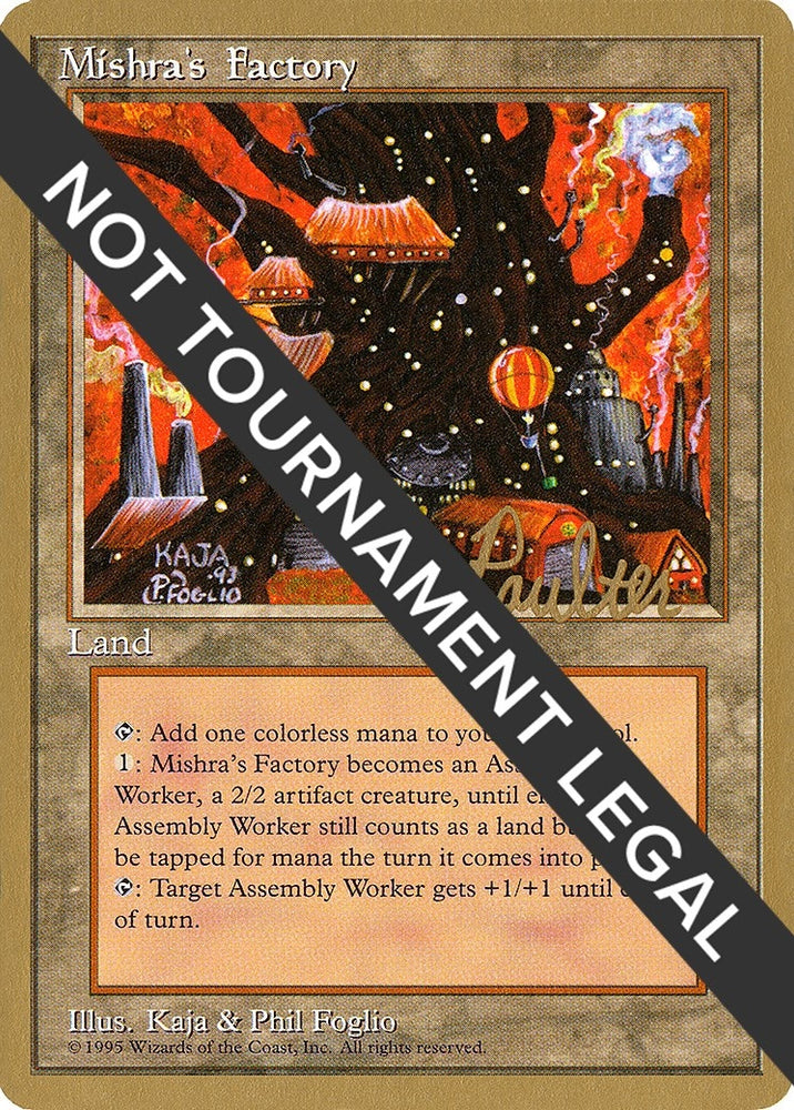 Image for Mishra's Factory - 1996 Preston Poulter (4ED) [World Championship Decks]